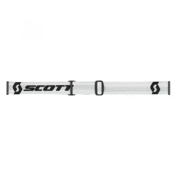 Occhiali cross Scott Fury Bianco lente Blu cromato