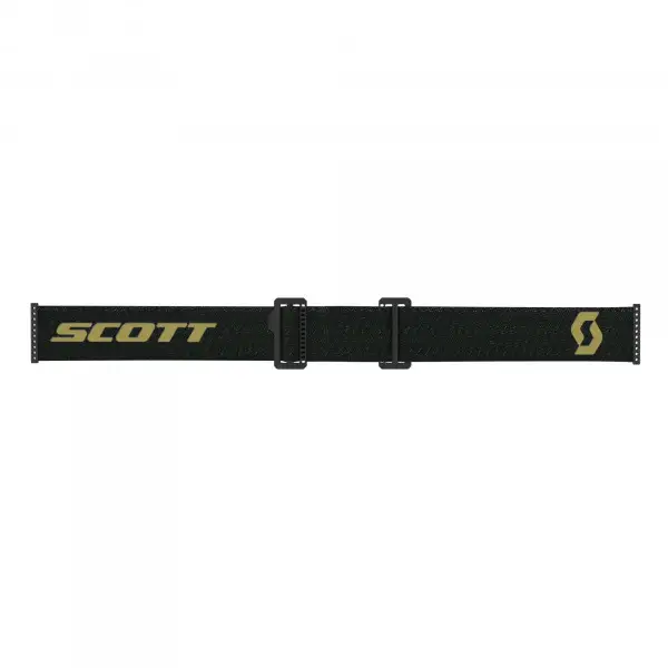 Occhiali cross Scott Prospect Nero Oro lente Giallo cromata