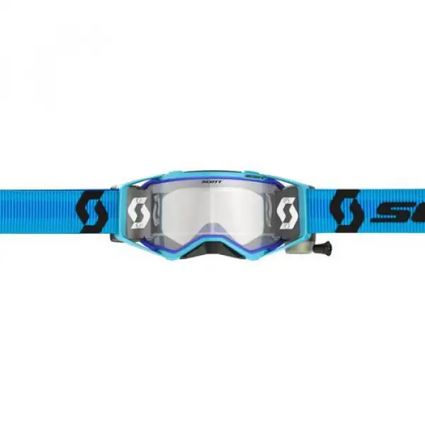 Occhiali cross Scott Prospect WFS Blu Nero lente chiara