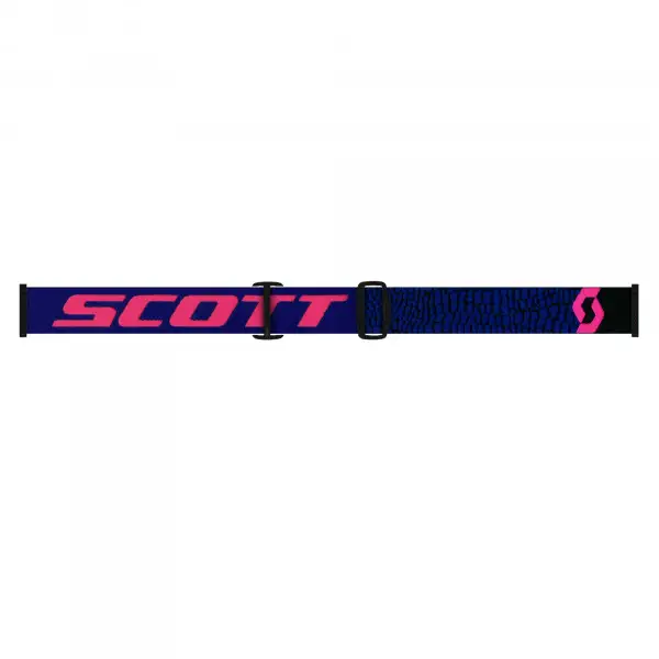 Occhiali cross Scott Recoil XI Blu rosa fluo lente viola cromo