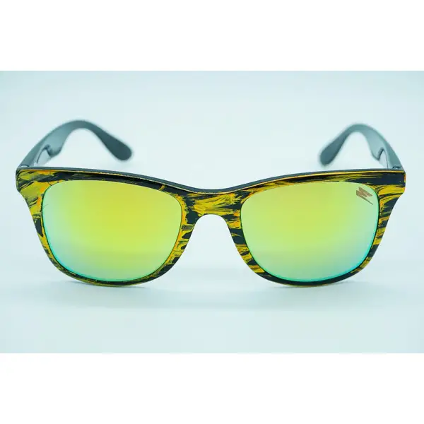 Occhiali Eyerise DL-3 RC4199 Nero Oro lente specchio azzurro giallo