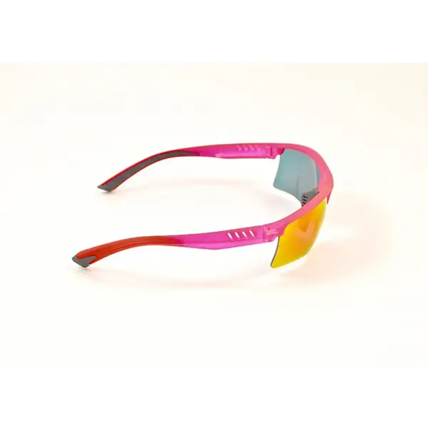 Occhiali Eyerise DS31-3 fucsia rosso lente specchio arancione