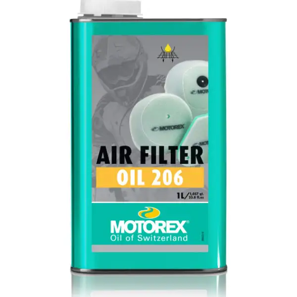 Olio filtro aria Motorex AIR FILTER OIL 206 per elementi in gommapiuma 1 litro