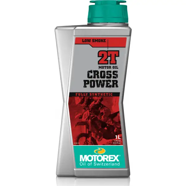 Olio motore lubrificante Motorex CROSS POWER 2T Fully sinthetic per motori 2T 1 litro