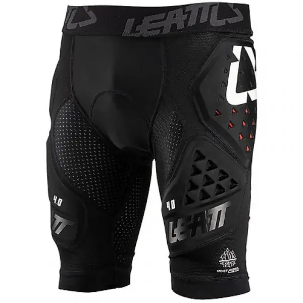 Pantaloncini protettivi Leatt Impact Shorts 3DF 4.0 Nero