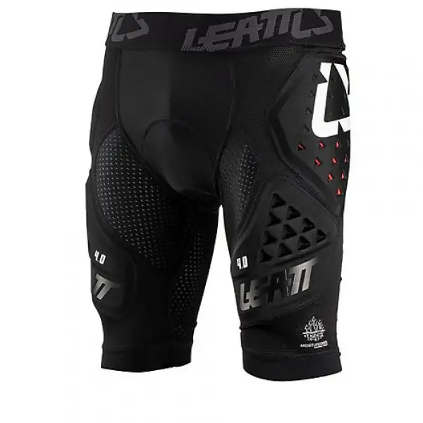 Pantaloncini protettivi Leatt Impact Shorts 3DF 4.0 Nero