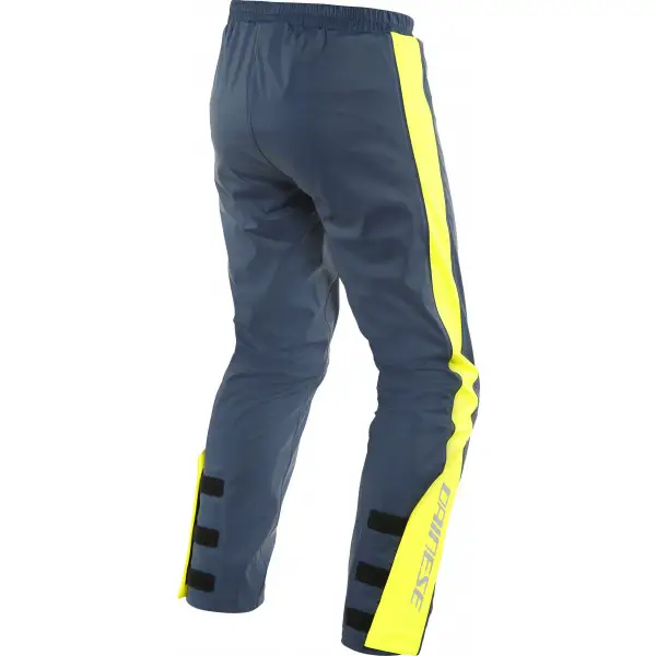 Pantaloni antipioggia Dainese Storm 2 Unisex Nero Iris Giallo Fluo