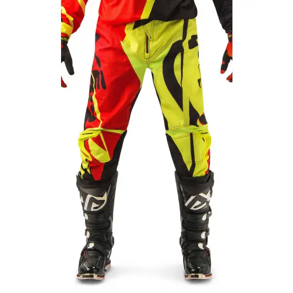 Pantaloni cross Acerbis Profile MX17 Giallo Rosso Nero