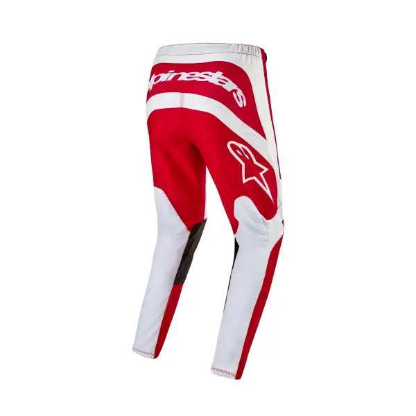 Pantaloni cross Alpinestars FLUID LURV PANTS Rosso Bianco