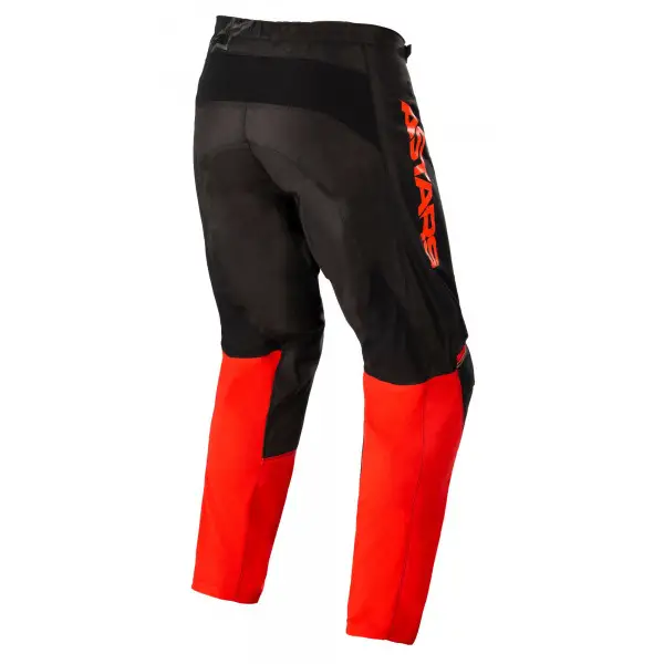 Pantaloni cross Alpinestars FLUID SPEED Nero Rosso Acceso