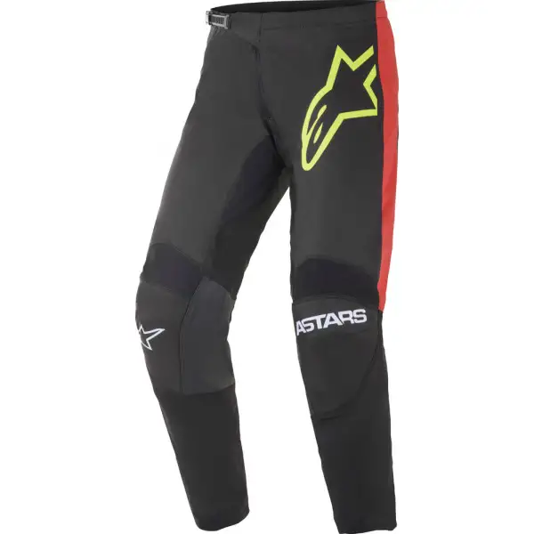 Pantaloni cross Alpinestars FLUID TRIPPLE Nero Arancio Giallo