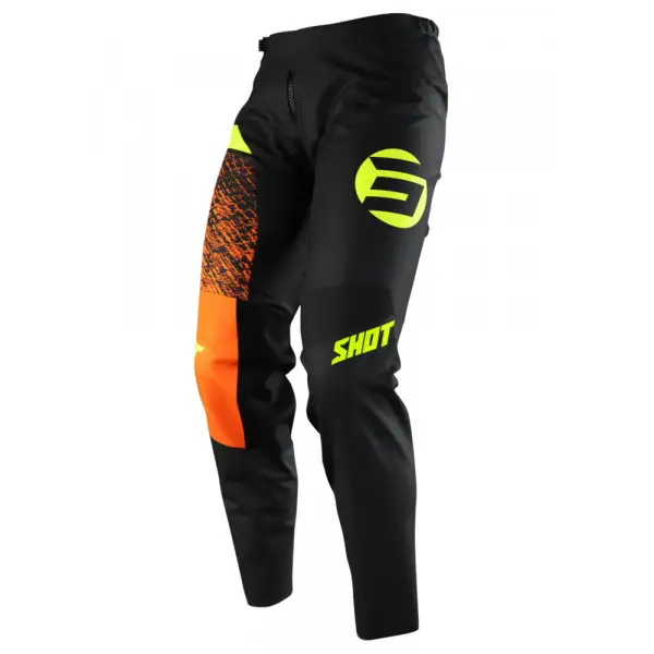 Pantaloni cross bambino Shot DEVO ROLL Arancione Nero