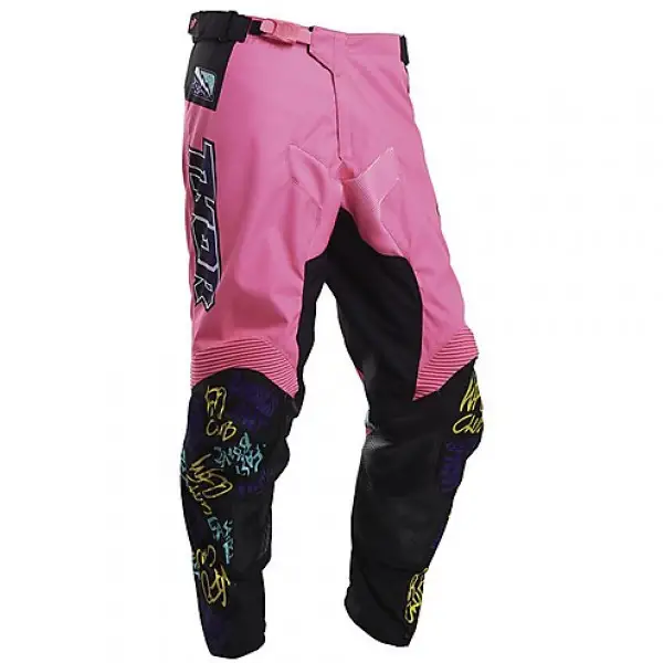 Pantaloni cross bambino Thor Pulse FAST BOYZ S20Y Rosa