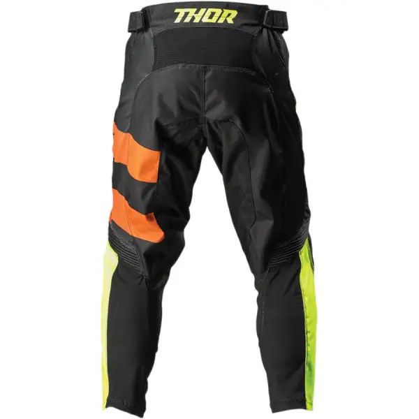 Pantaloni cross bambino Thor YOUTH PULSE SAVAGE BIG KAT Nero Verde Lime