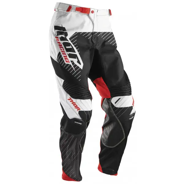 Pantaloni cross Thor Core Hux bianco nero