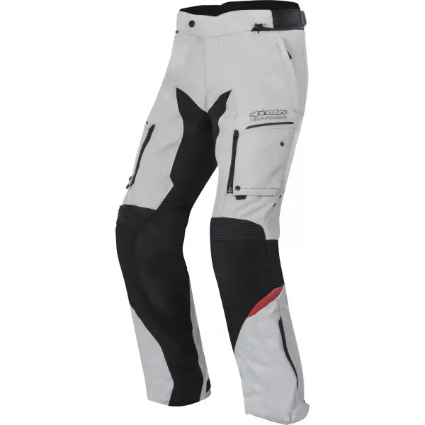 Pantaloni moto Alpinestars Valparaiso 2 Drystar grigio chiaro ne