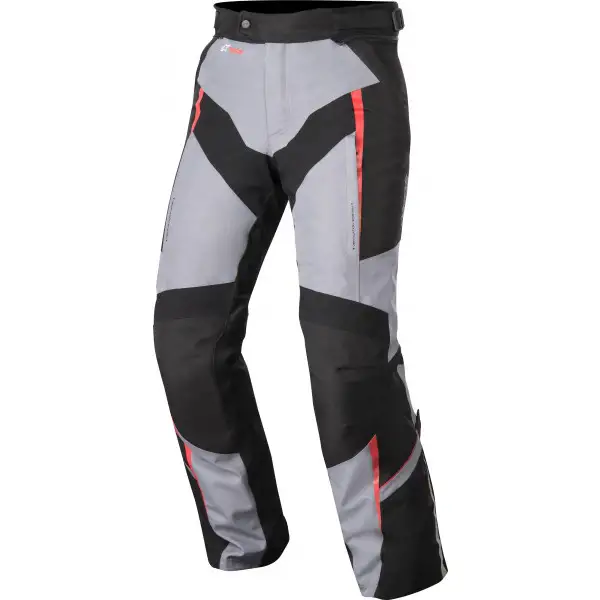 Pantaloni moto Alpinestars Yokohama Drystar grigio scuro nero rosso