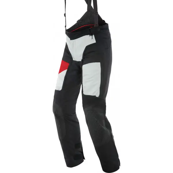 Pantaloni moto Dainese D-EXPLORER 2 GORE-TEX Grigio Ghiaccio Rosso lava nero