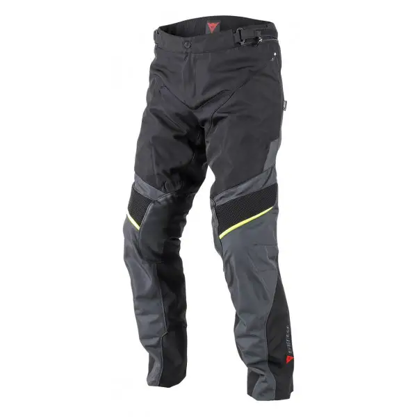 Pantaloni moto Dainese Ridder D1 Gore-Tex nero ebony giallo fluo
