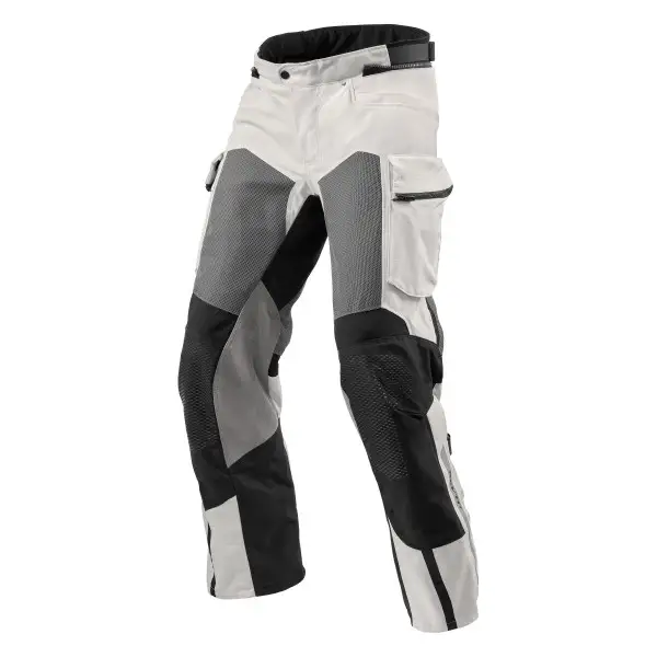 Pantaloni moto estivi Rev'it Cayenne 2 Argento accorciati