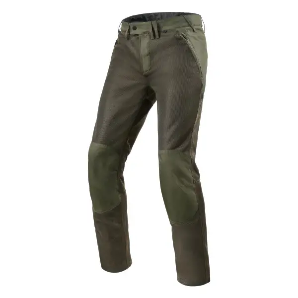 Pantaloni moto estivi Rev'it Eclipse Verde Scuro