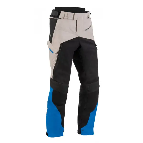 Pantaloni moto Ixon EDDAS 3 strati Greggio Blu Nero