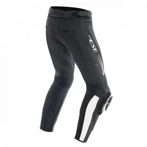 Pantaloni moto pelle Dainese SUPER SPEED Nero Bianco