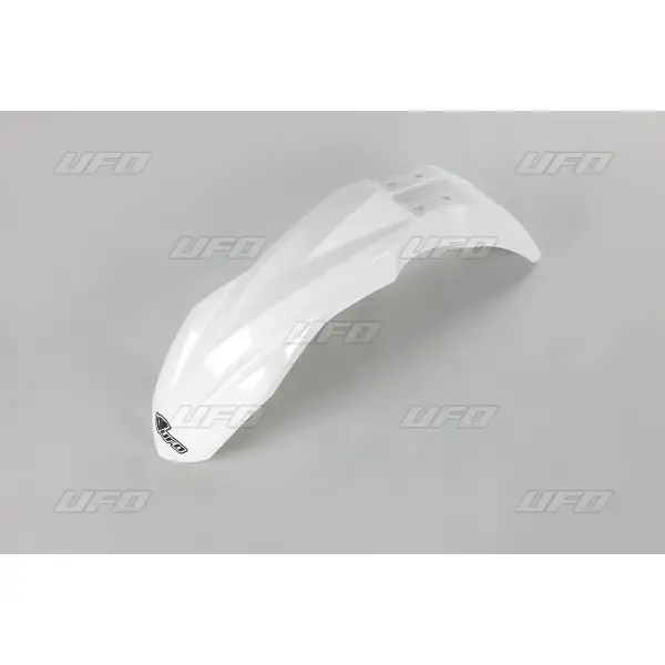 Parafango anteriore Ufo per Kawasaki KXF 250 2017-2017 Bianco