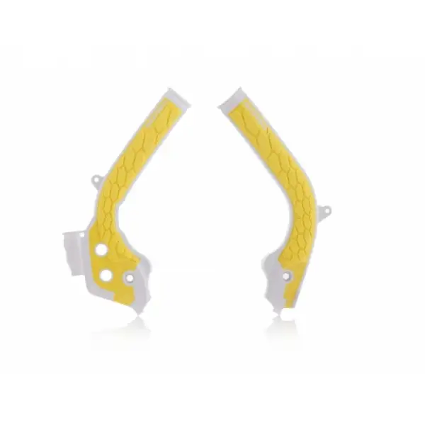 Paratelaio Acerbis 0021726 X-GRIP KTM - HUSQVARNA Bianco Giallo