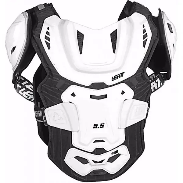 Pettorina protettiva cross Leatt Chest Protector GPX 5.5 Pro Bianco