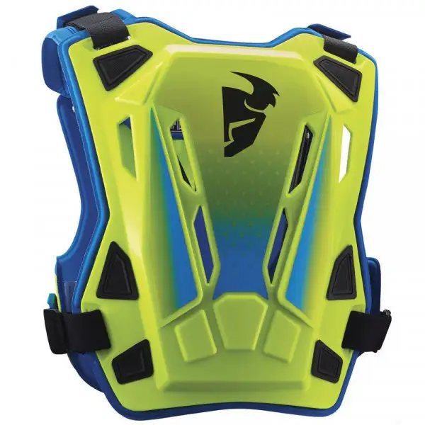 Pettorina Protettiva Thor Guardian Mx Roost Deflector Verde Fluo Blu