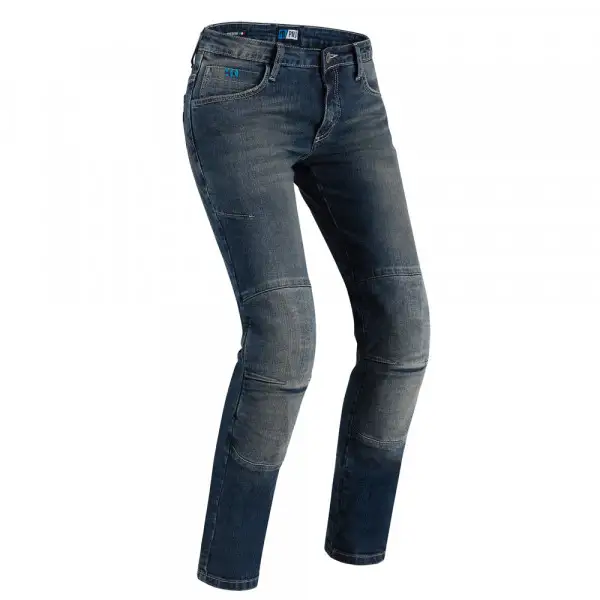 Jeans moto donna PMJ - Promo Jeans FLORIDA COMFORT Blu