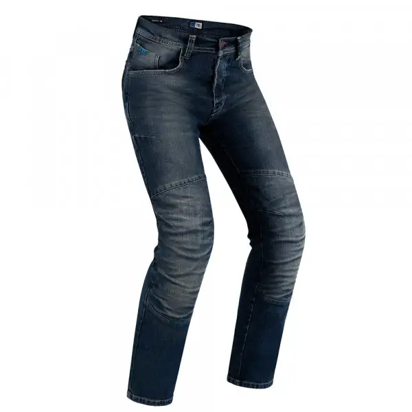 Jeans moto PMJ Vegas Blu Scuro