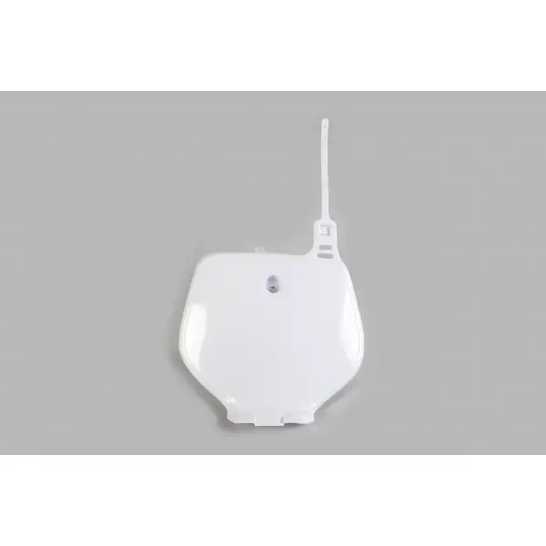 Portanumero anteriore UFO per Yamaha YZ 125-250 (1992-1999) e YZF 400 (1998-1999) Bianco