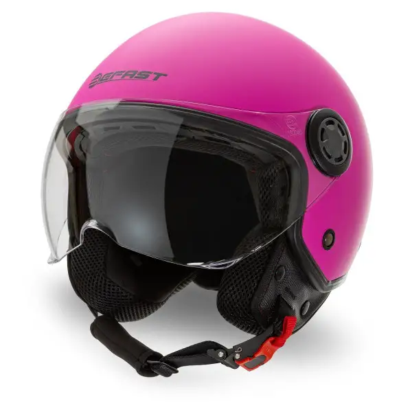 Casco jet Befast Rapid II doppia visiera Viola Opaco