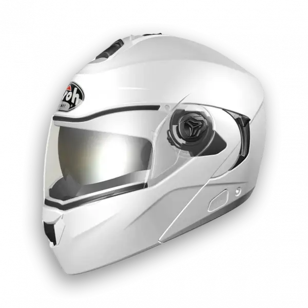 Casco modulare Airoh Rides Color bianco lucido