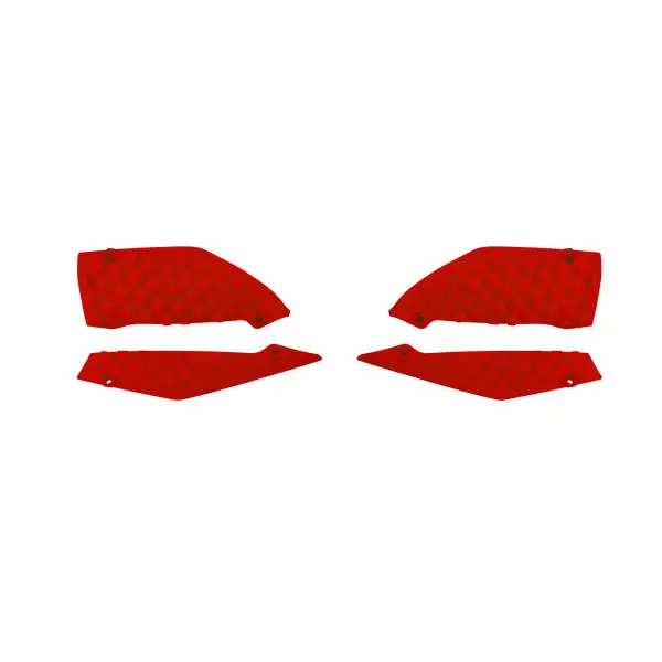 Ricambio coppia plastiche spoiler per paramani Acerbis X-Ultimate Rosso
