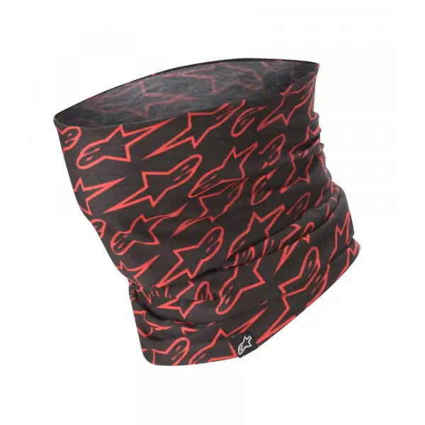 Scaldacollo Alpinestars ASTARS Nero Rosso fluo