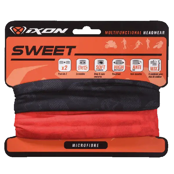 Scaldacollo Ixon SWEET SKULLY nero rosso