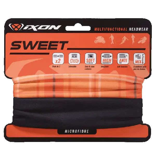 Scaldacollo Ixon SWEET SQUARE arancio nero