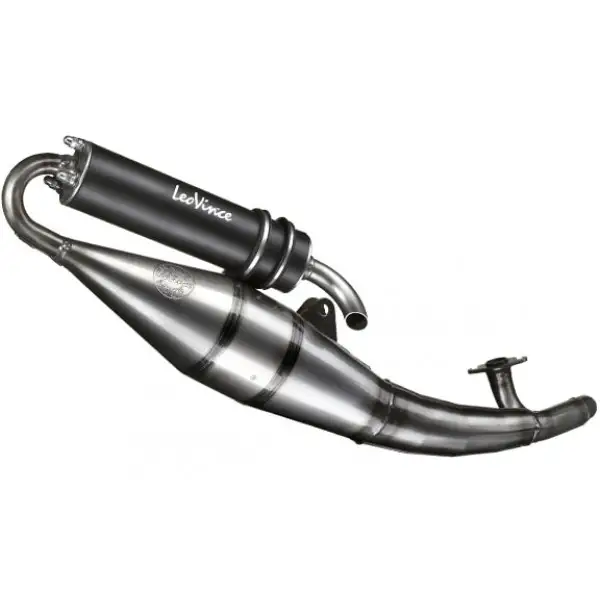 Scarico Leovince HAND MADE TT BLACK per PEUGEOT