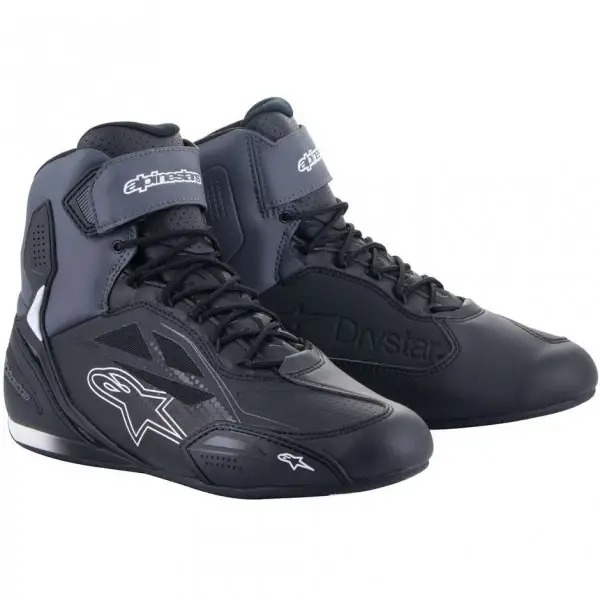 Scarpe moto Alpinestars FASTER-3 DRYSTAR Nero Grigio scuro