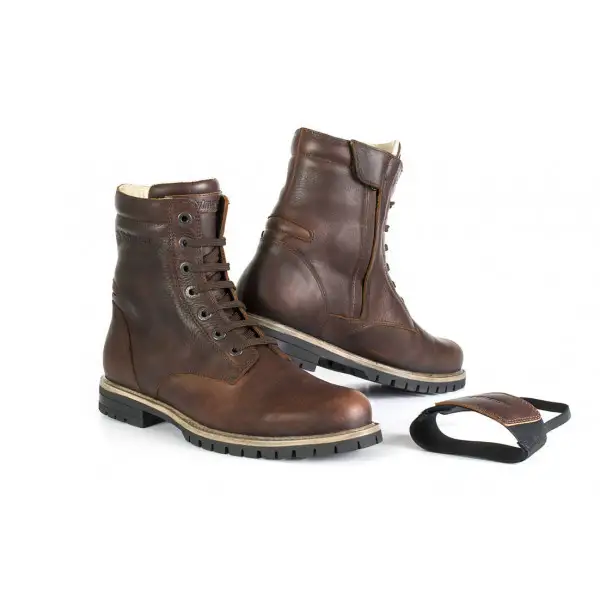 Scarpe cafe racer Stylmartin Ace marroni