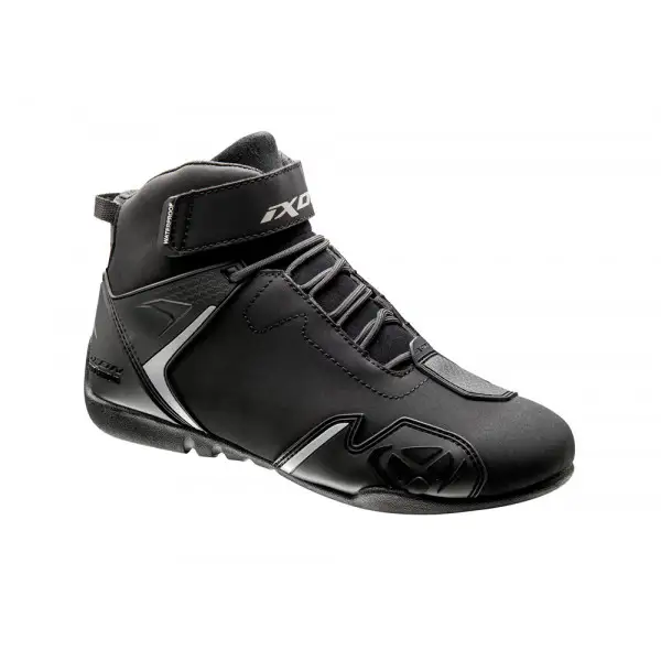 Scarpe moto donna Ixon GAMBLER WP LADY Nero Argento