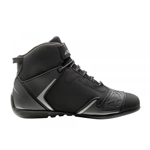 Scarpe moto donna Ixon GAMBLER WP LADY Nero Argento