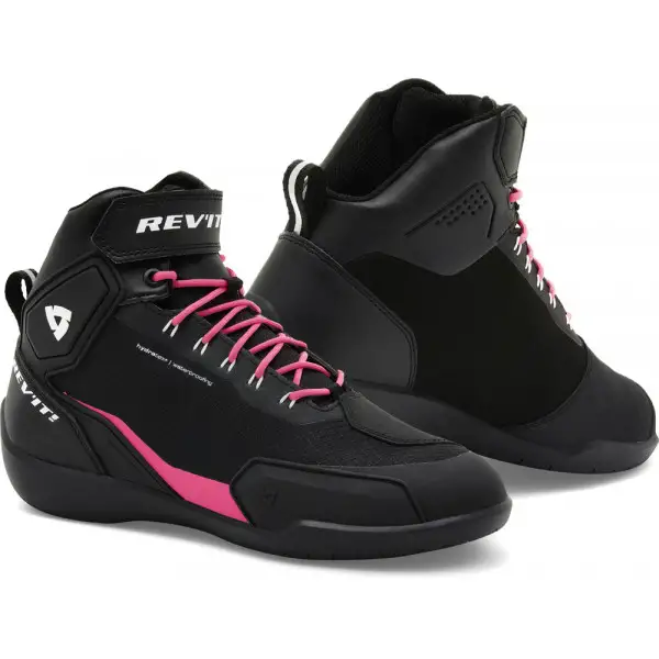 Scarpe moto donna Rev'it G Force H2O Ladies Nero Rosa