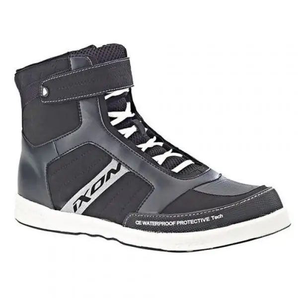 Scarpe moto Ixon SLACK WP Nero Bianco