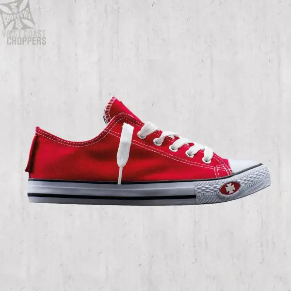 Scarpe West Coast Choppers Warriors Low Top Rosso