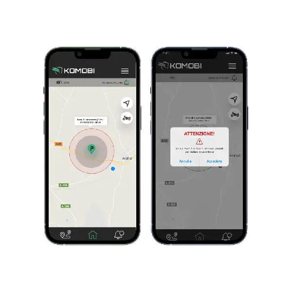 Sistema antifurto moto Komobi Pro Premium