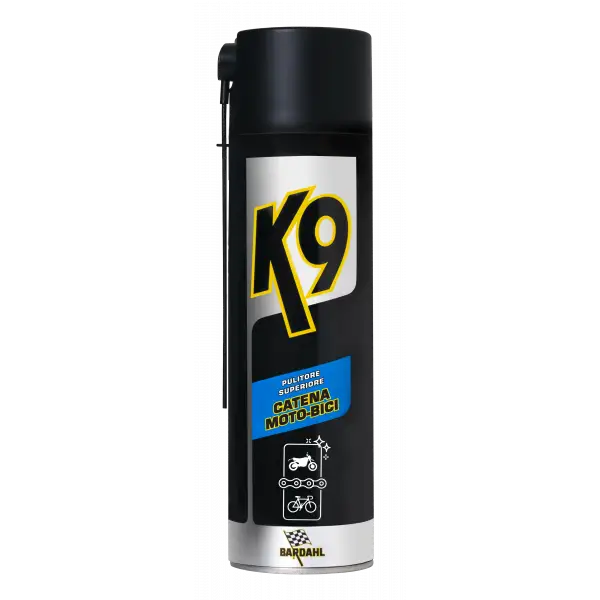 Spray pulitore Bardahl catena moto-bici K9
